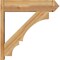 Ekena Millwork Balboa Rough Sawn Arts and Crafts Outlooker, Western Red Cedar, 8"W x 32"D x 32"H OUT08X32X32BOA03RWR - alternate 4